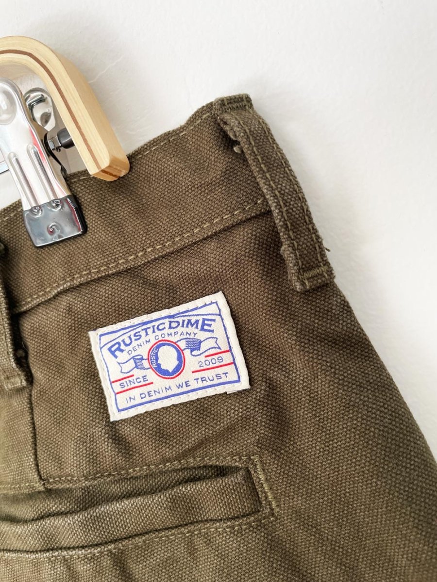 rustic dime canvas workwear chino pants | in denim we trust | made in usa - good market thrift store