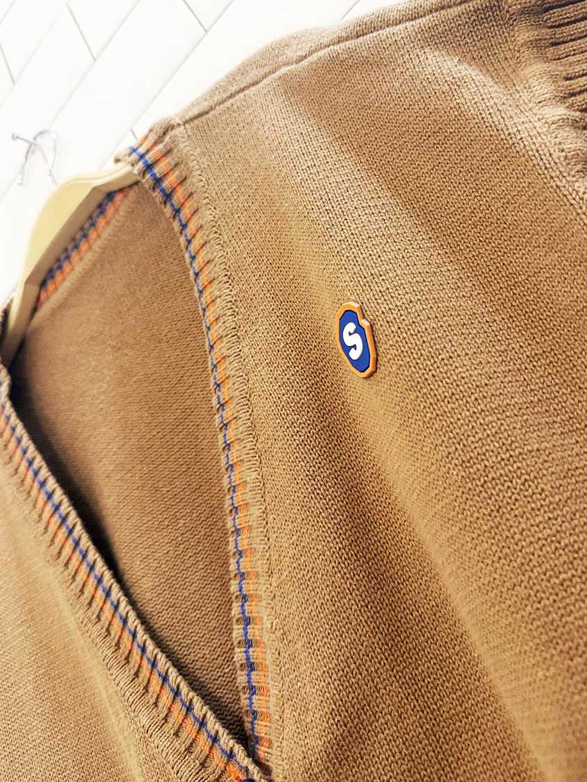 saferoom open side knit vest - good market thrift store