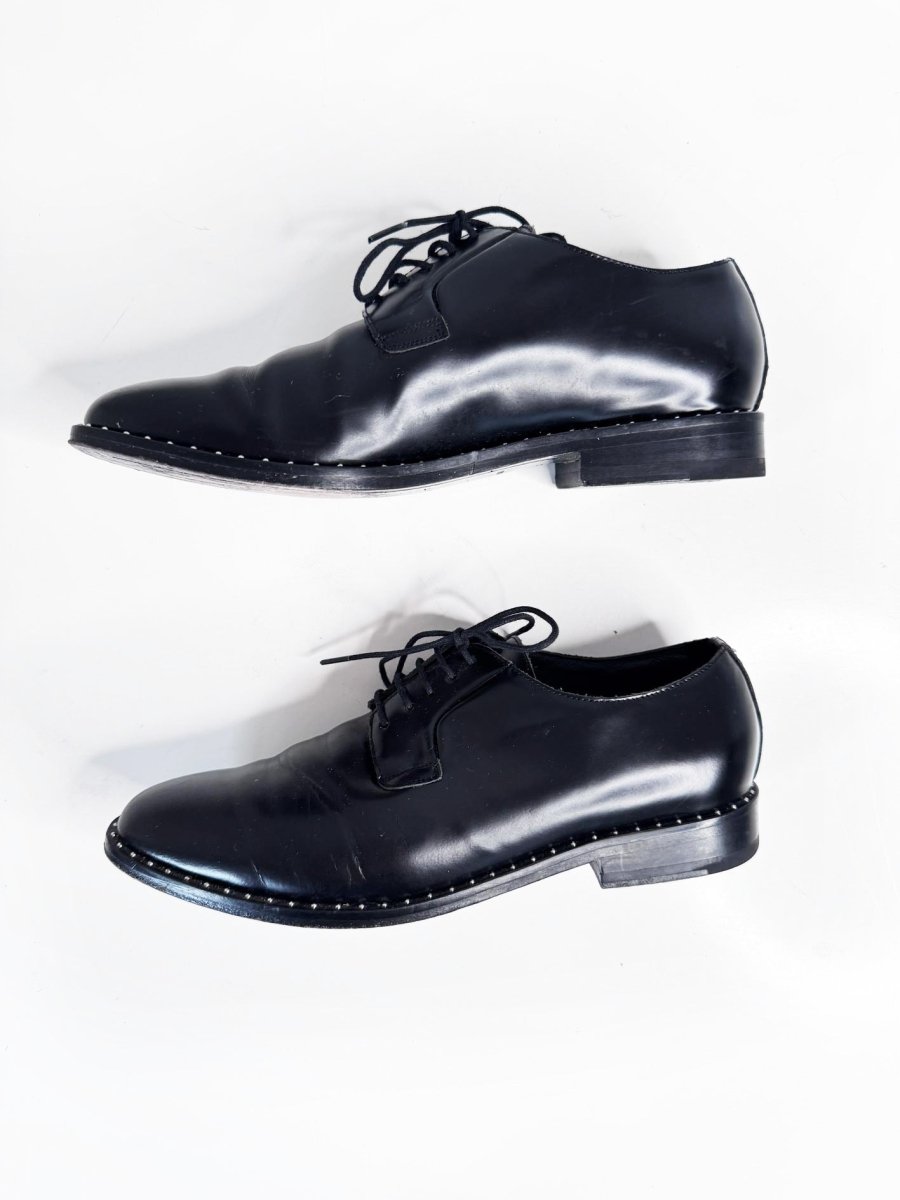 saint laurent dylan studded leather derby shoe - good market thrift store