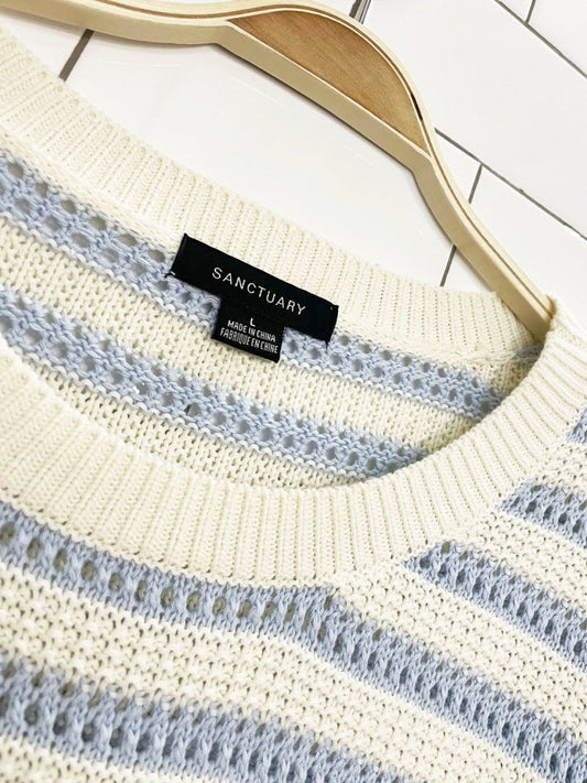 sanctuary elle bell sleeve loose knit sweater | anthroplogie - good market thrift store