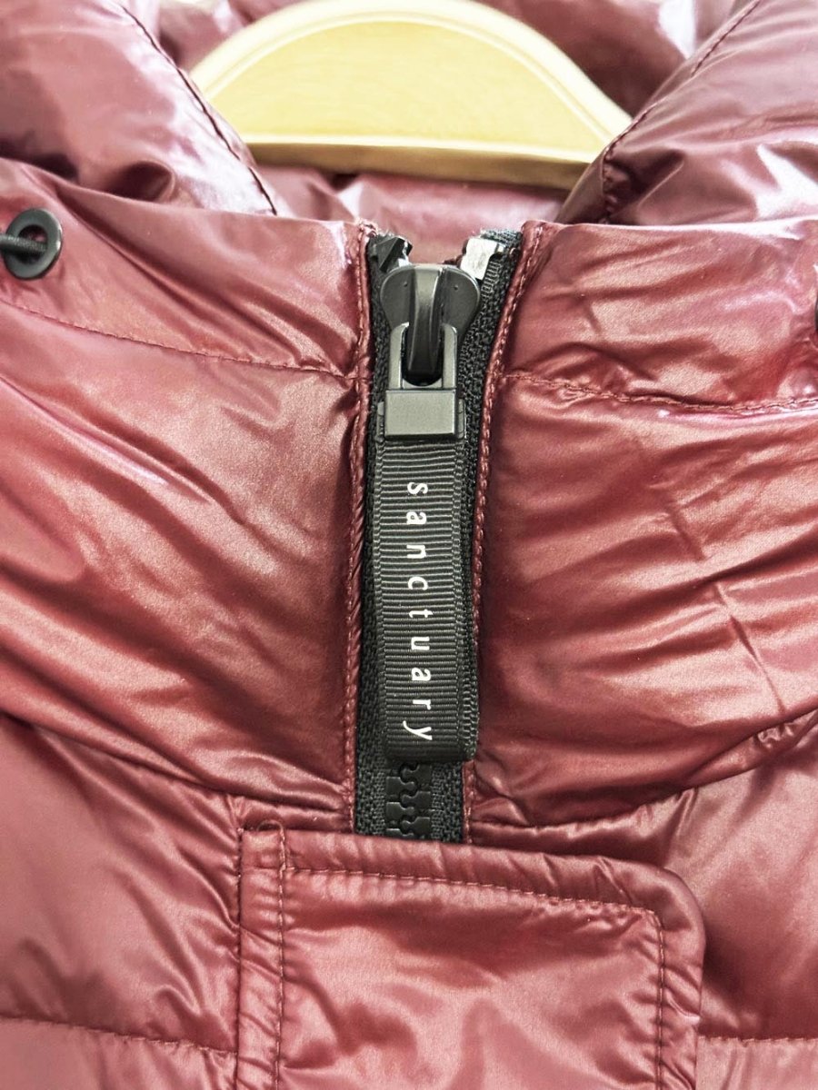 sanctuary puffer - up down drawstring short puffer coat | anthropologie - good market thrift store