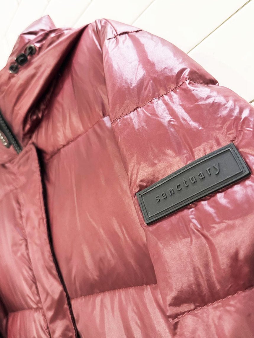 sanctuary puffer - up down drawstring short puffer coat | anthropologie - good market thrift store