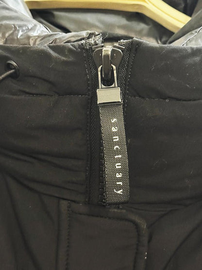 sanctuary puffer - up down snap button long puffer coat | anthropologie - good market thrift store