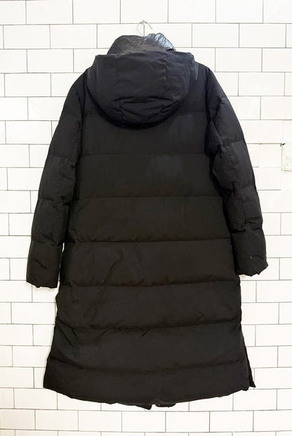 sanctuary puffer - up down snap button long puffer coat | anthropologie - good market thrift store