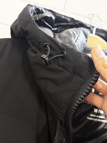 sanctuary puffer - up down snap button long puffer coat | anthropologie - good market thrift store