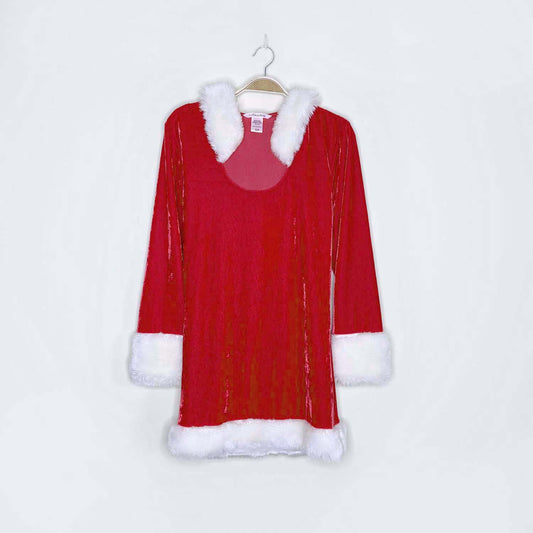la vie en rose sexy santa dress - size small