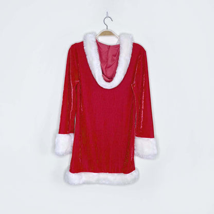 la vie en rose sexy santa dress - size small