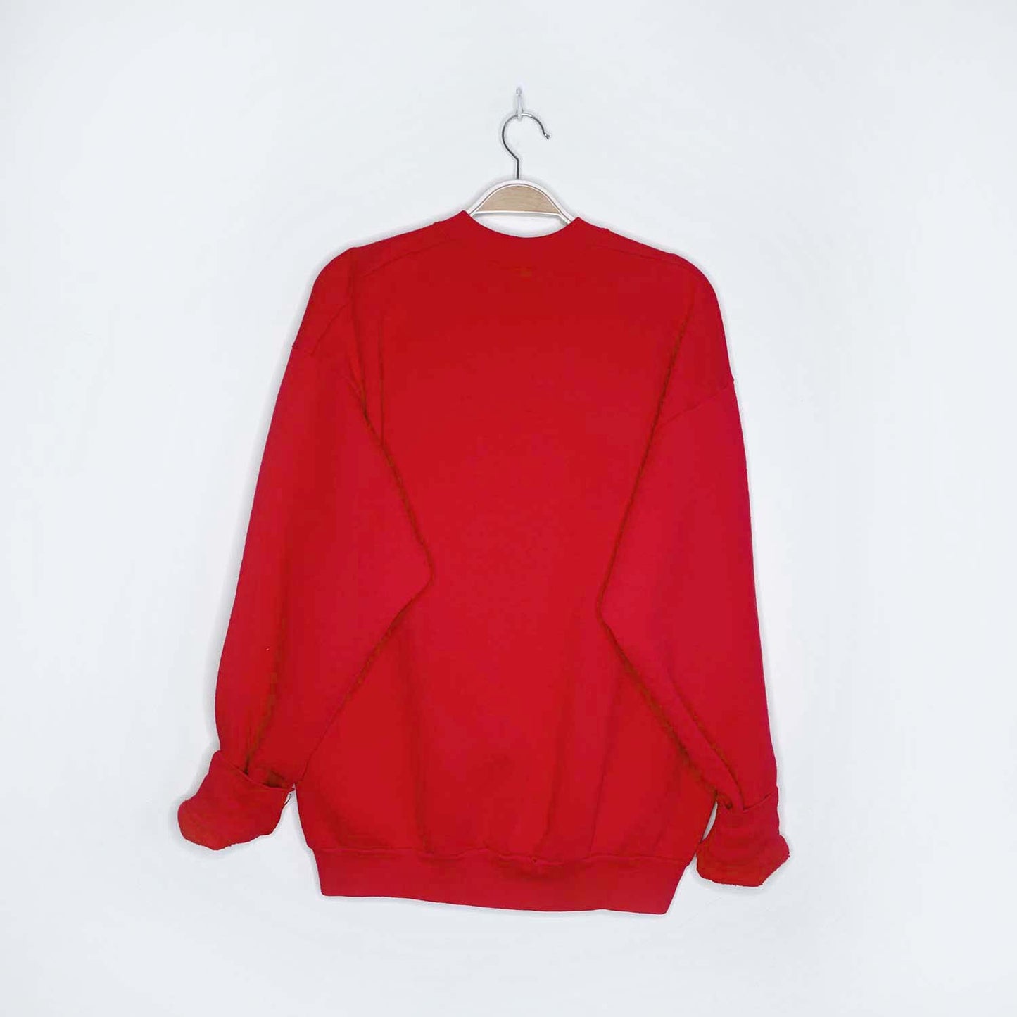 vintage i believe in santa graphic crew - size xl