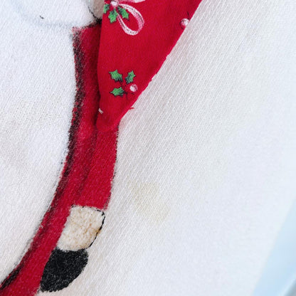 vintage 90s handmade santas + bells crew