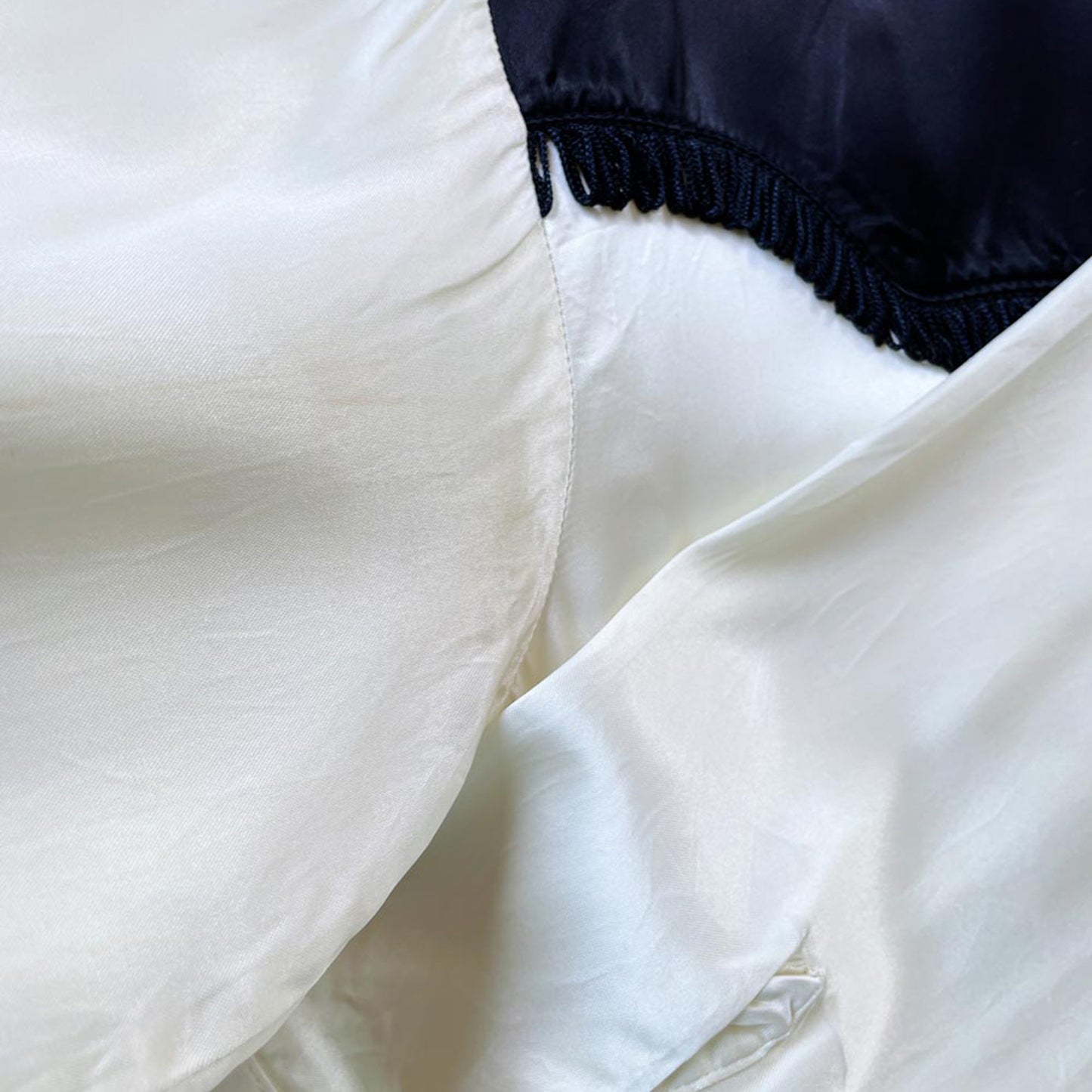 vintage 80s ranch and town satin fringe western shirt | made in USA