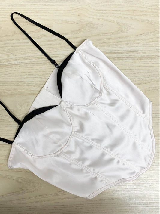 satin bustier corset - good market thrift store
