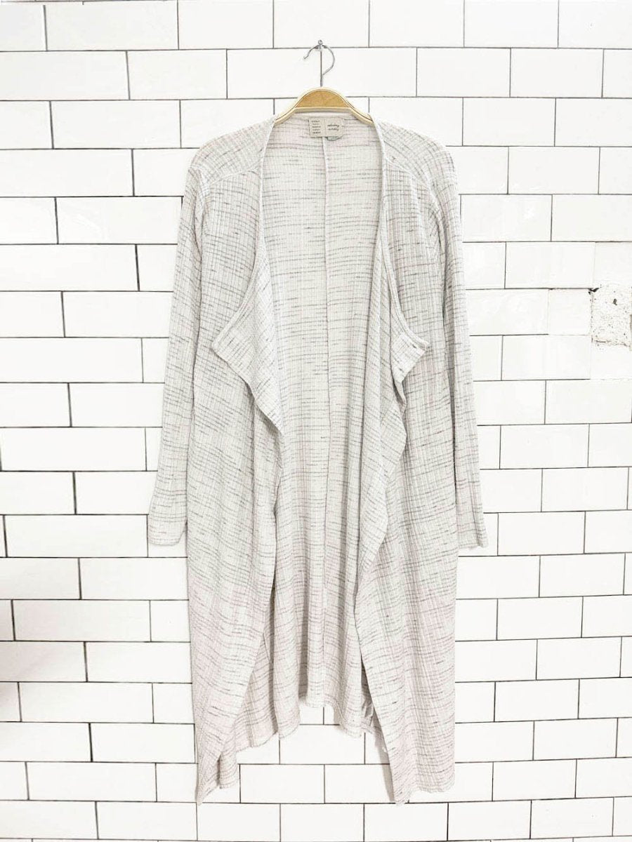 saturday sunday space - dyed maxi open cardigan | anthropologie - good market thrift store