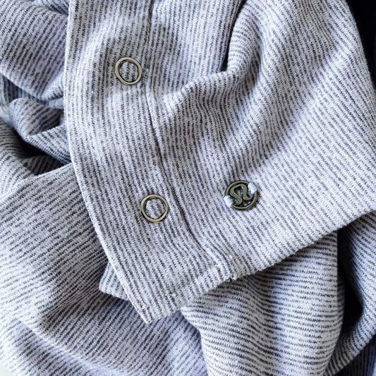 lululemon vinyasa rulu scarf lilac heather wee stripe