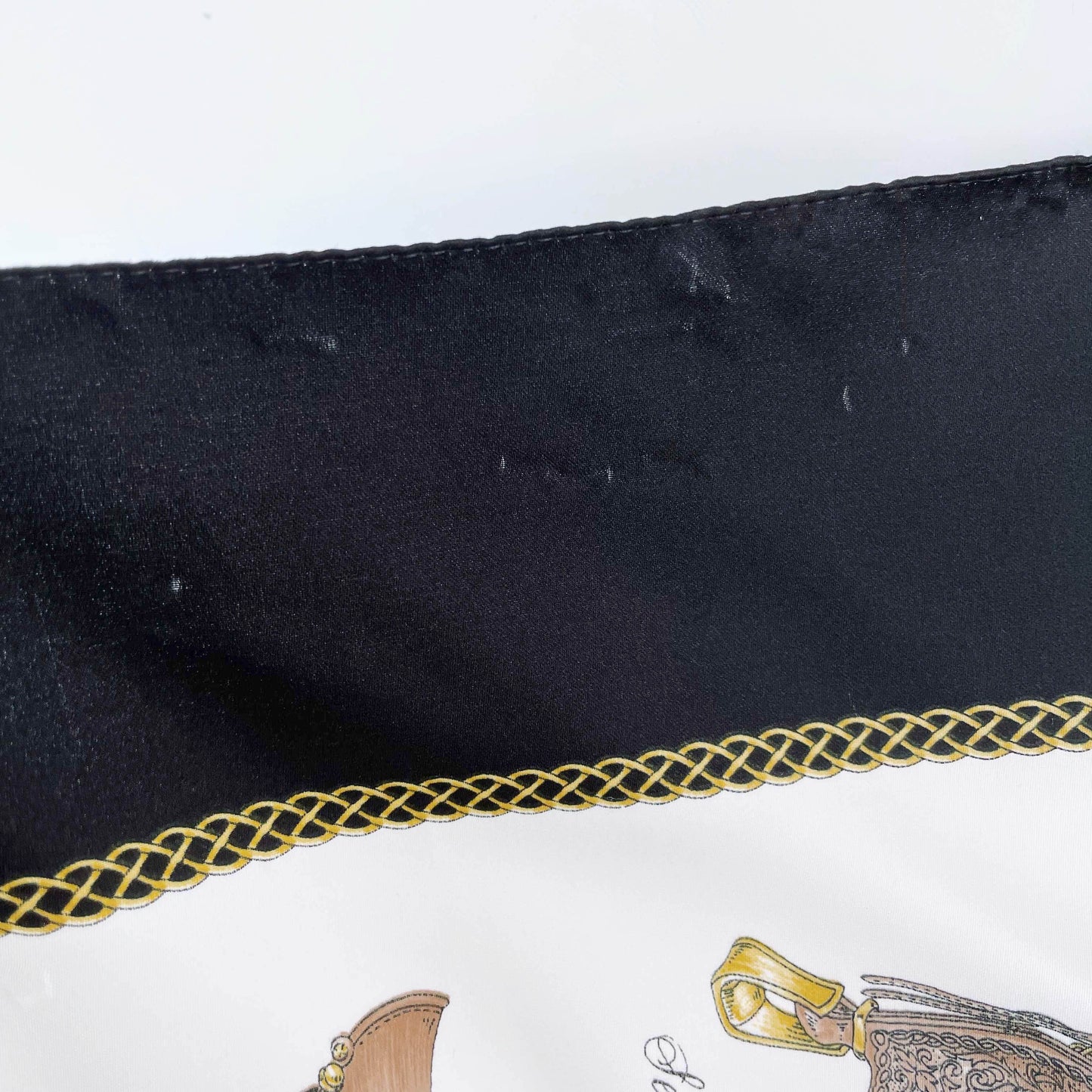 vintage silky equestrian saddle xl scarf