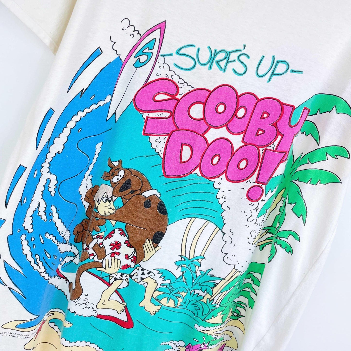 vintage 1987 scooby-doo graphic t-shirt dress