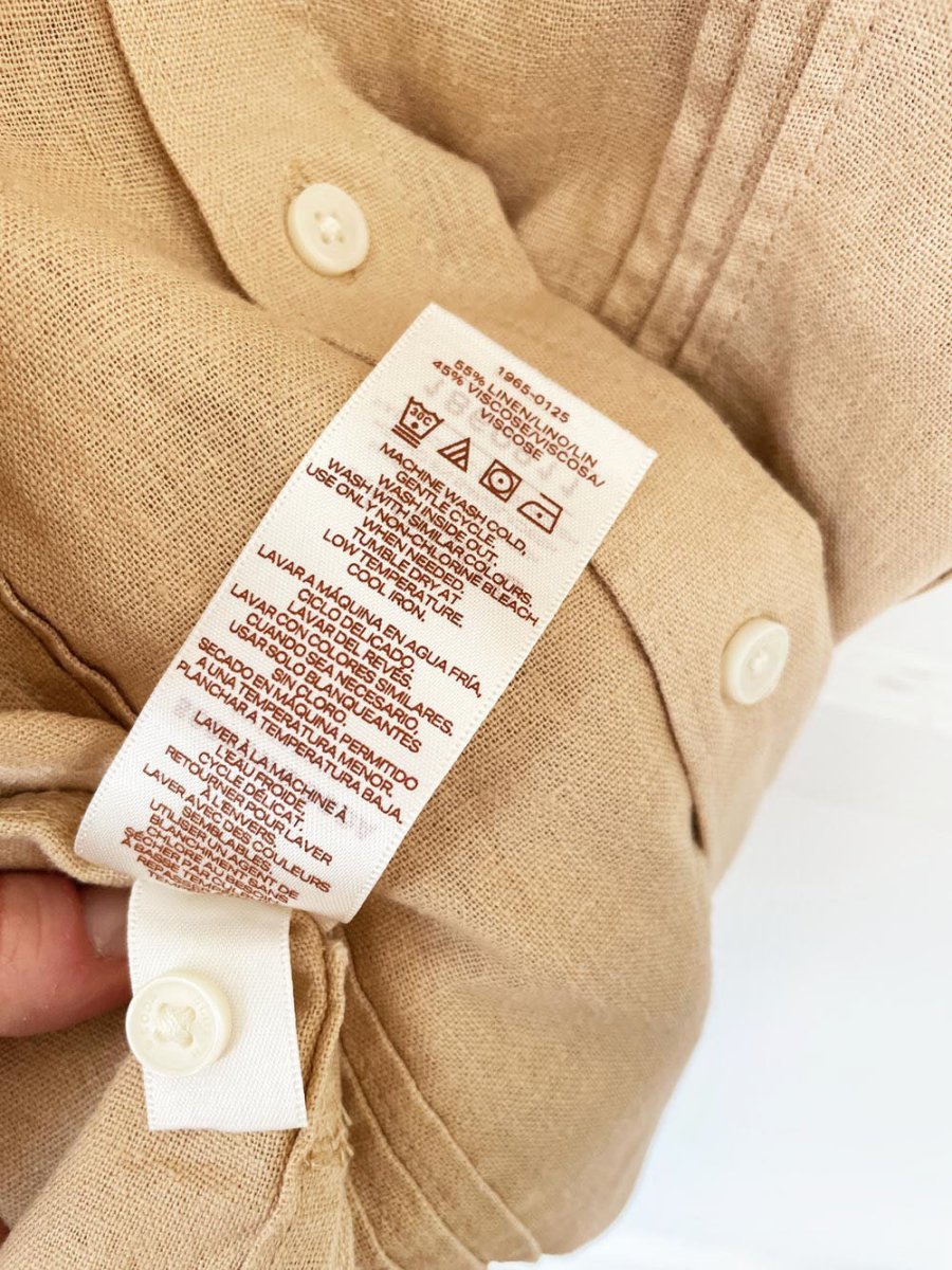 scotch & soda linen - blend relaxed cabana shirt - good market thrift store