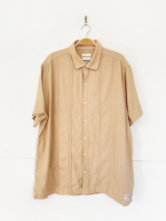 scotch & soda linen - blend relaxed cabana shirt - good market thrift store