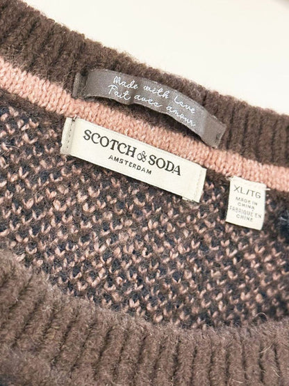 scotch & soda soft argyle knit sweater - good market thrift store