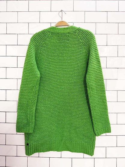 scotch & soda wool - blend long knit open cardigan | maison scotch - good market thrift store