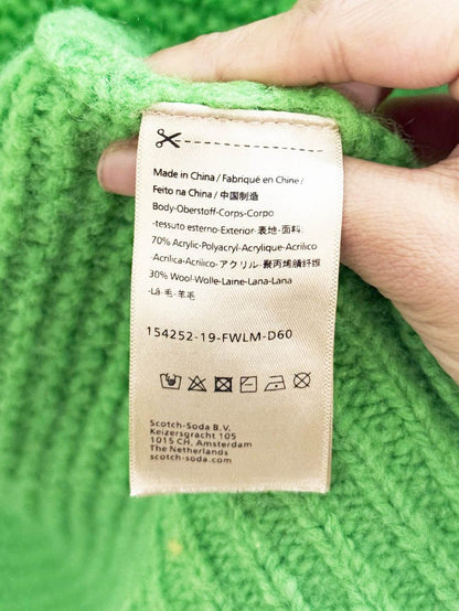 scotch & soda wool - blend long knit open cardigan | maison scotch - good market thrift store