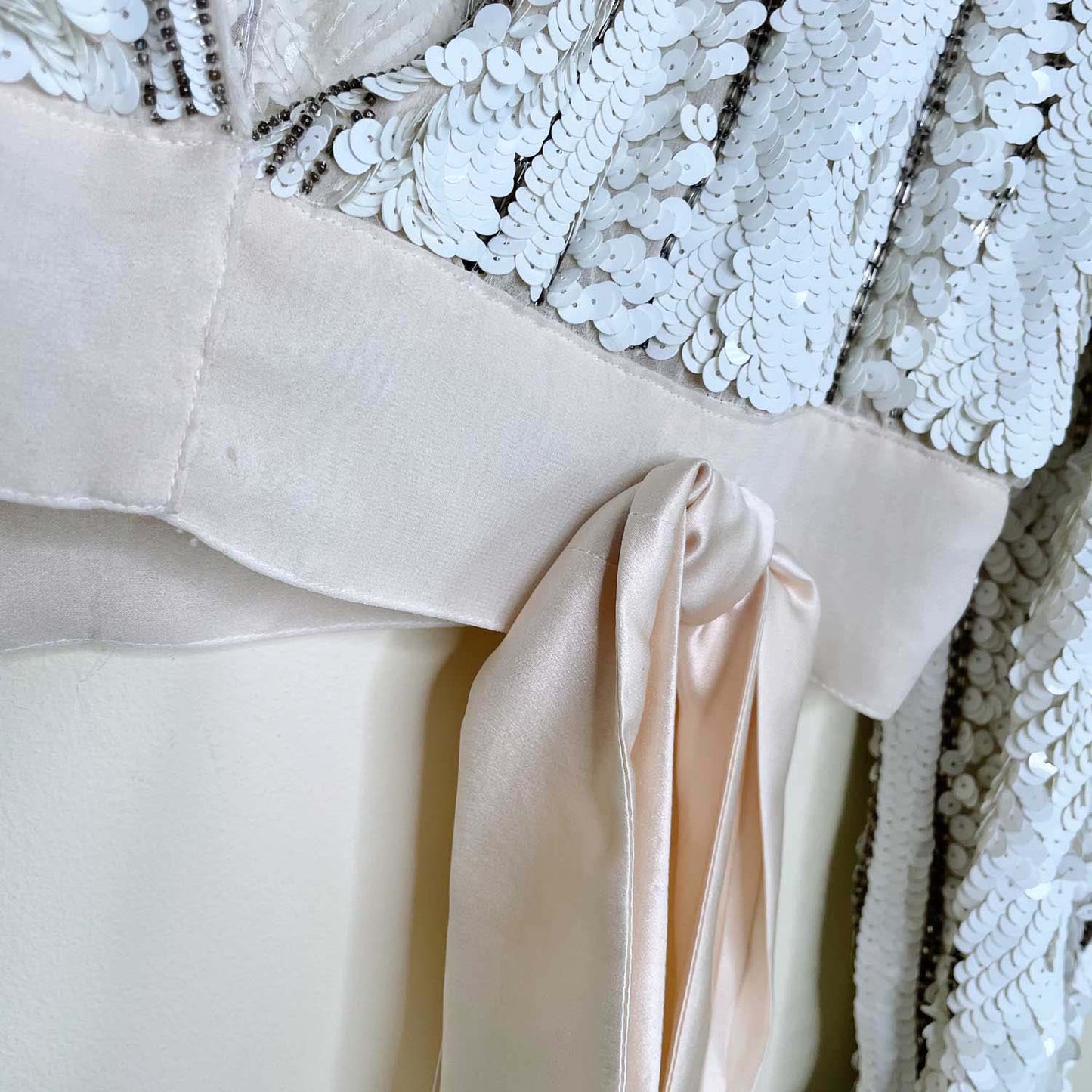 vintage michelle yim for zimble silk sequin bomber jacket - size medium