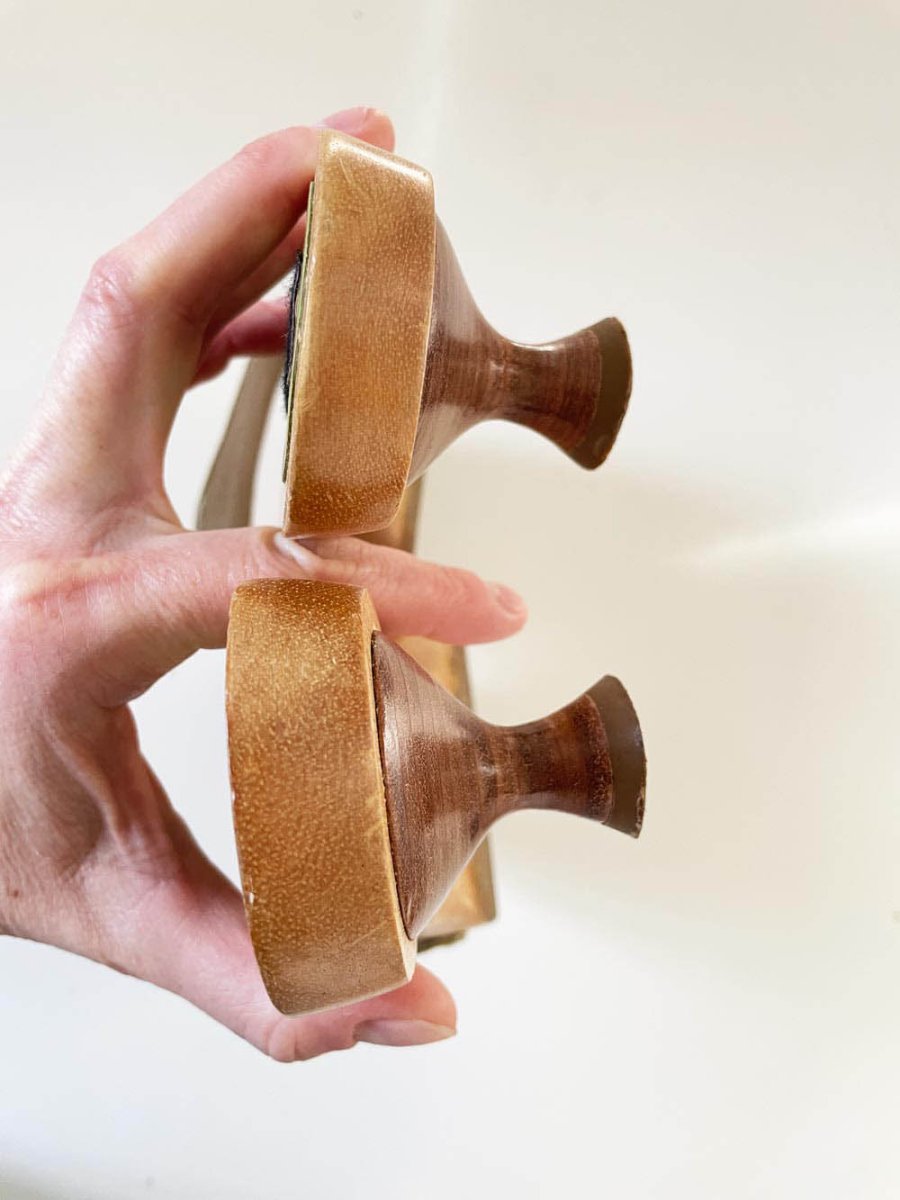 seven leather low heel wood clog sandal | made in brazil | steve madden - good market thrift store