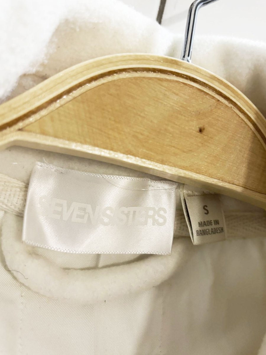 seven sisters fleece oversized shirt jacket - good market thrift store