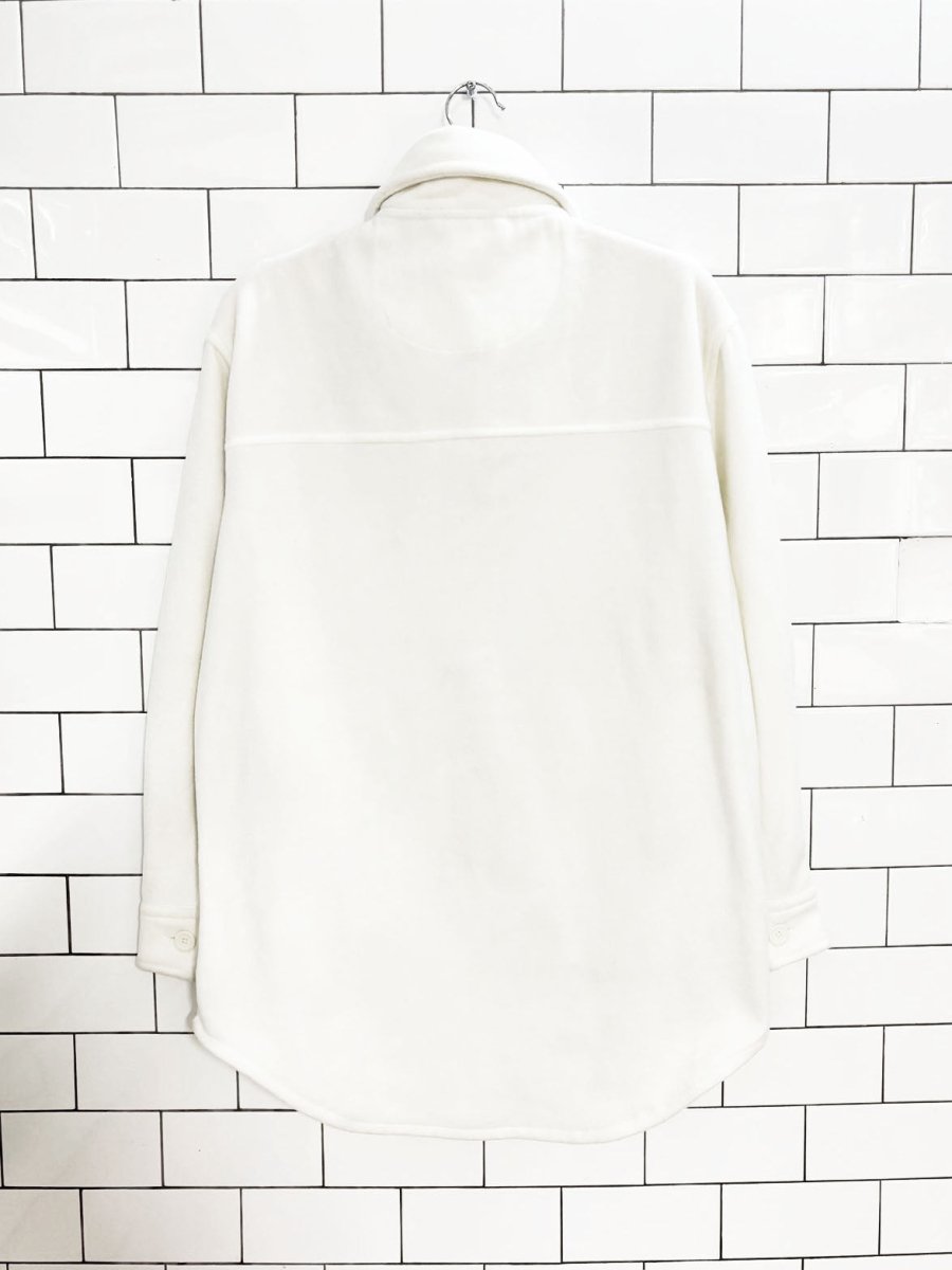 seven sisters fleece oversized shirt jacket - good market thrift store