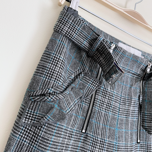 self-portrait lexi houndstooth trousers - size 4