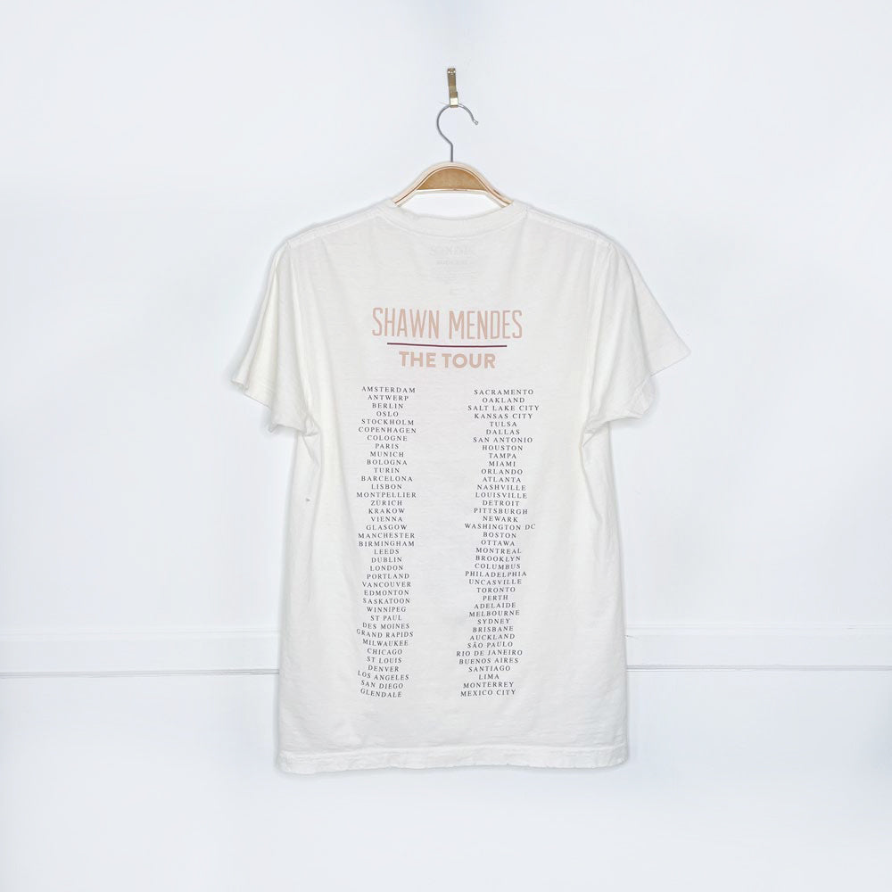 shawn mendes 2019 the tour rose tee