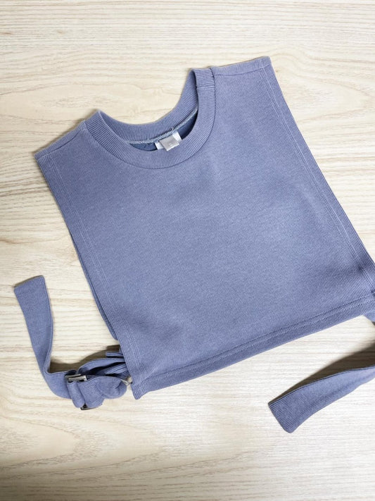 shers buckle tie side sleeveless layering bib top - good market thrift store