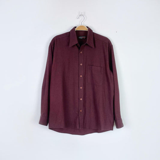 vintage valentino baron logo pocket shirt