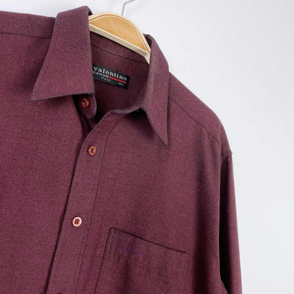 vintage valentino baron logo pocket shirt