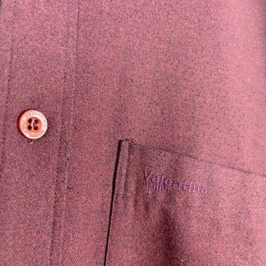 vintage valentino baron logo pocket shirt