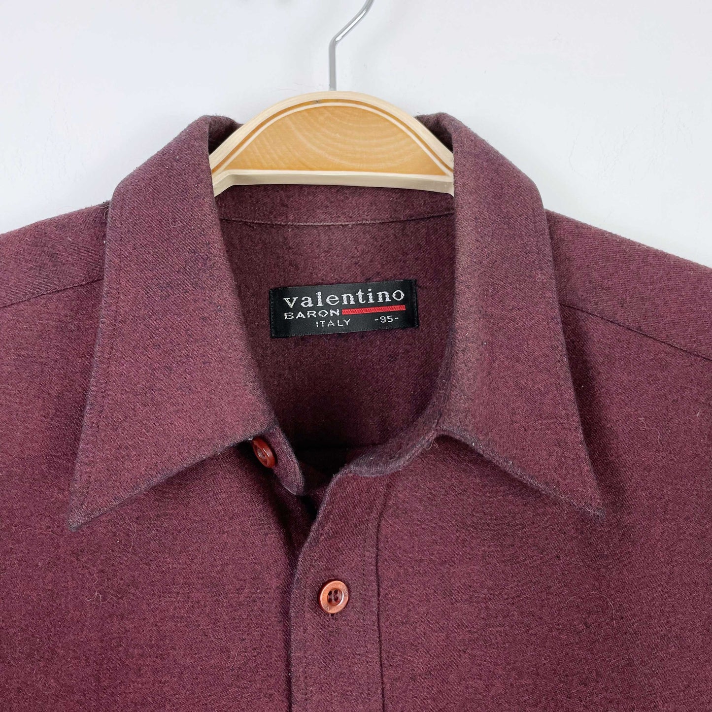 vintage valentino baron logo pocket shirt