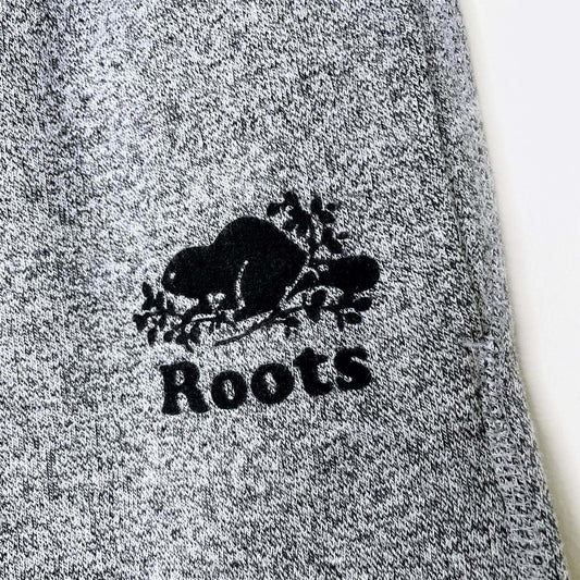 roots custom salt & pepper sweat shorts - size 14