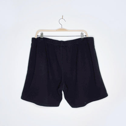 roots 2021 black 8" sweat shorts