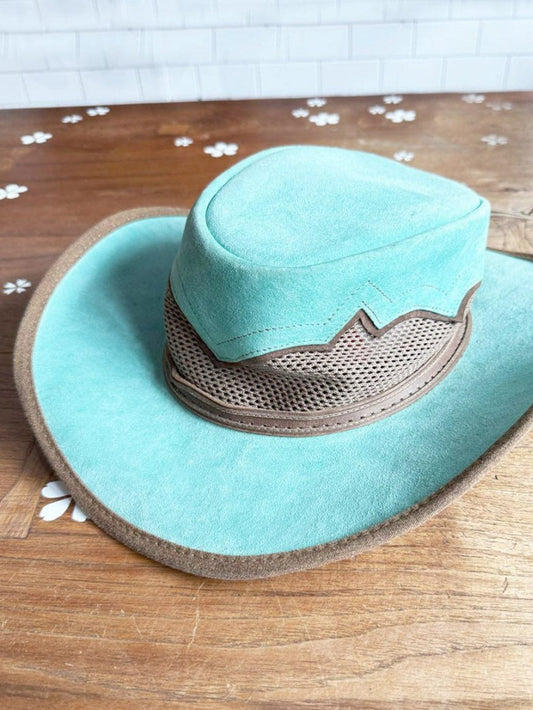 sierra by walkabout suede mesh cowboy hat | made in USA - good market thrift store