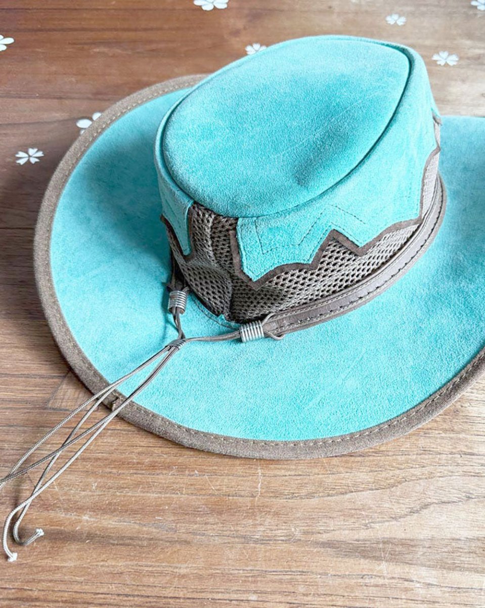sierra by walkabout suede mesh cowboy hat | made in USA - good market thrift store