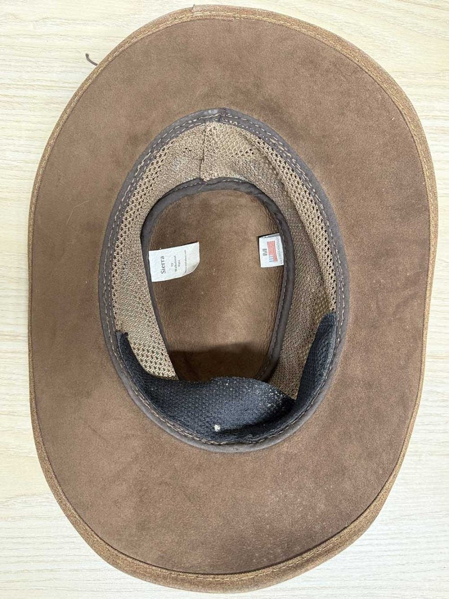 sierra by walkabout suede mesh cowboy hat | made in USA - good market thrift store