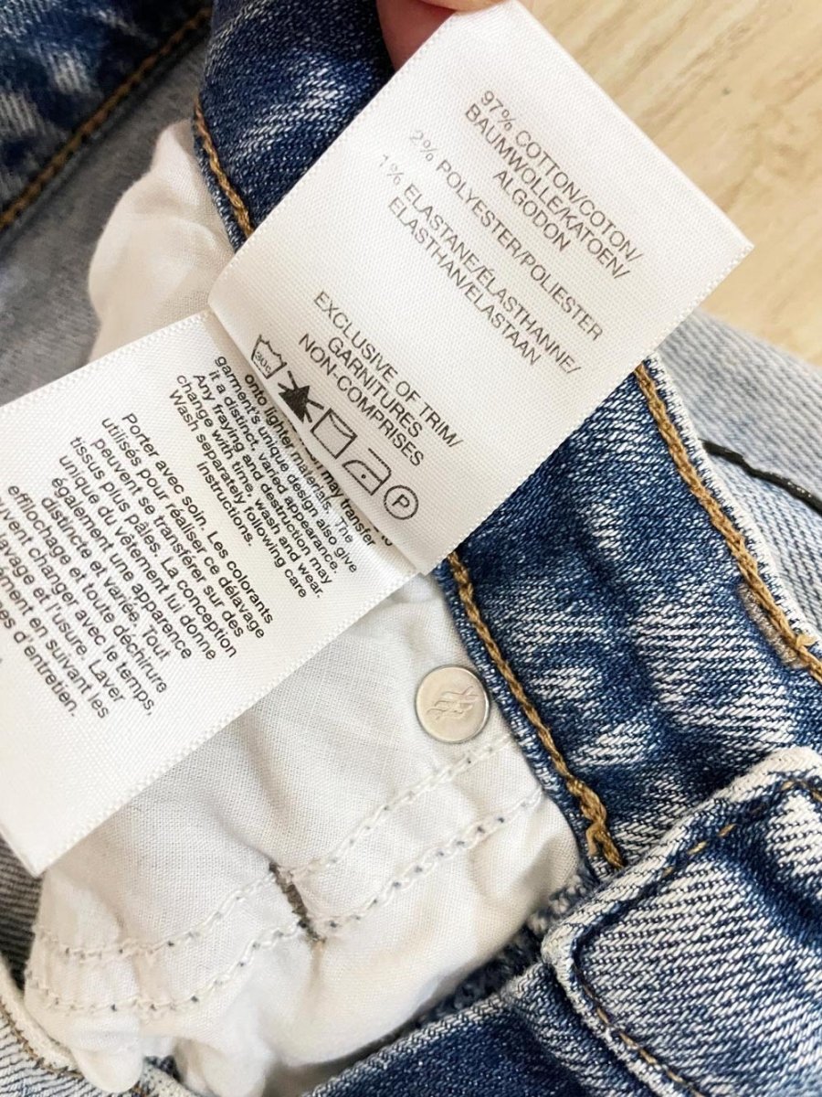 silver jeans co. highly desirable distressed wide leg jeans - good market thrift store