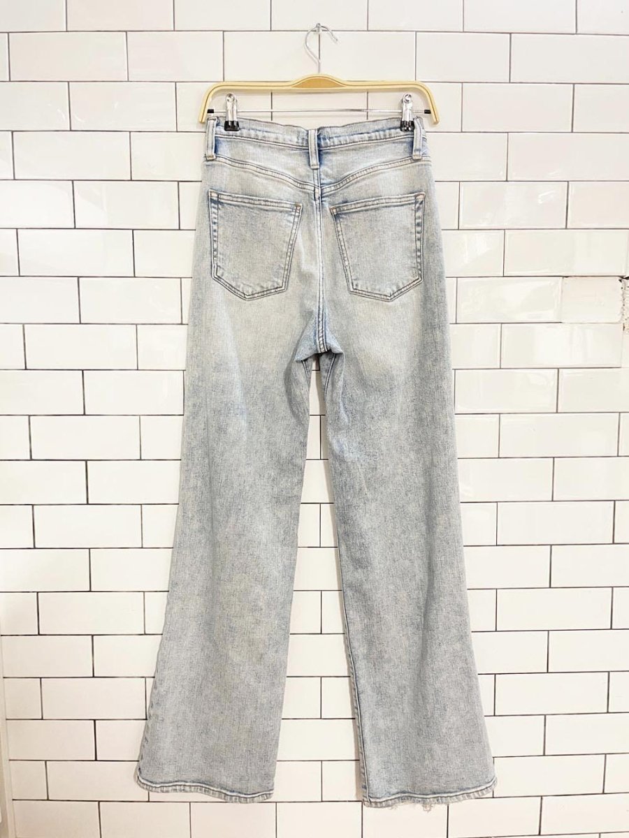 silver jeans co. highly desirable distressed wide leg jeans - good market thrift store