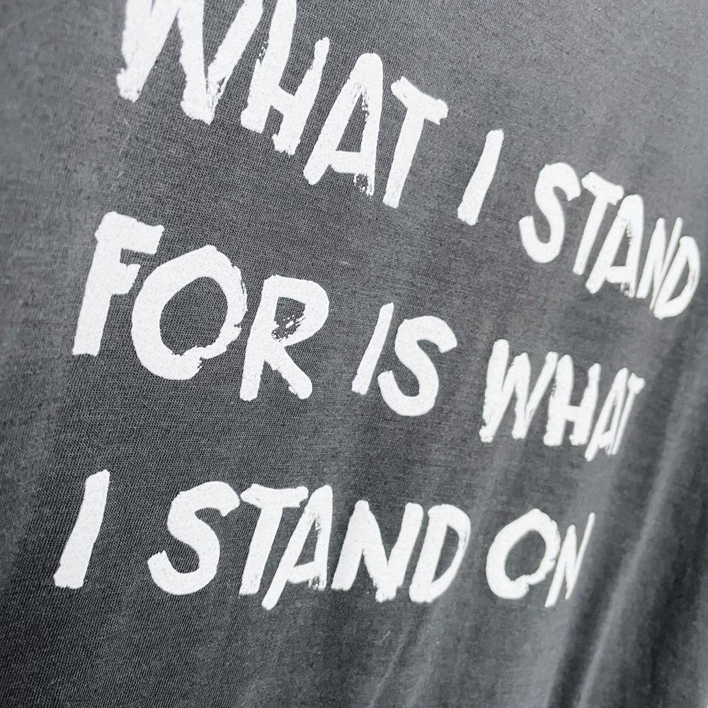 vintage 80s single stitch x earth activist soft tee