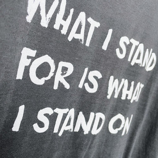 vintage 80s single stitch x earth activist soft tee