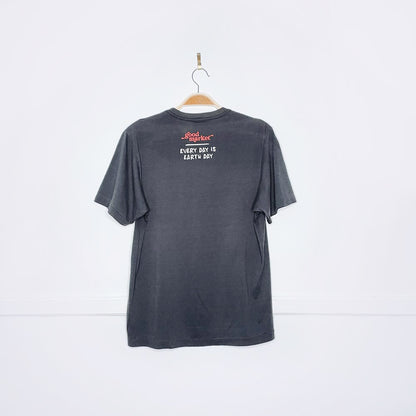 vintage 80s single stitch x earth activist soft tee