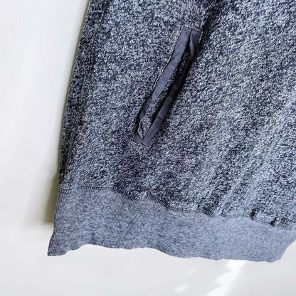 roots black pepper sleeveless hoodie - size small