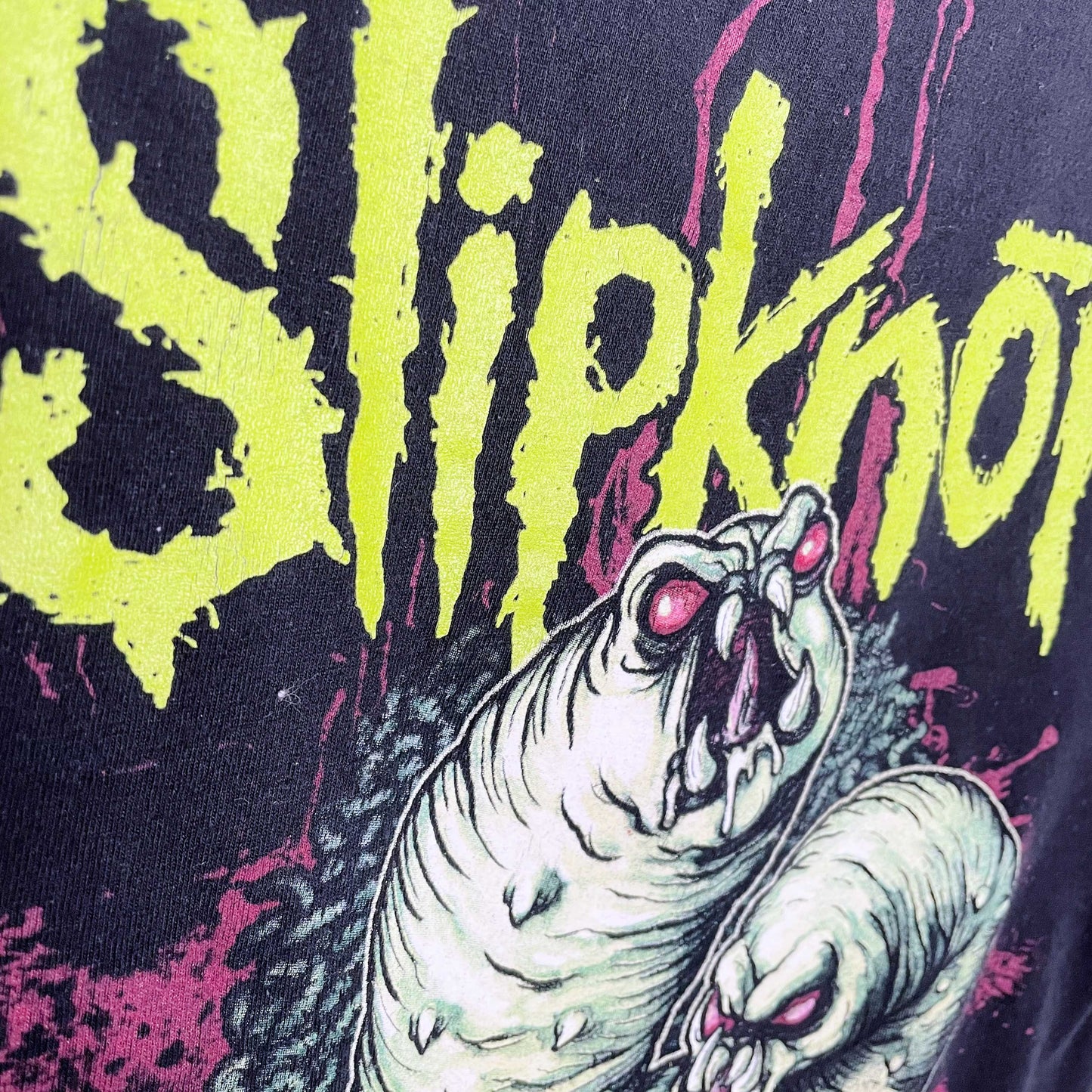 vintage 00's slipknot pulse of the maggots tennessee river tee