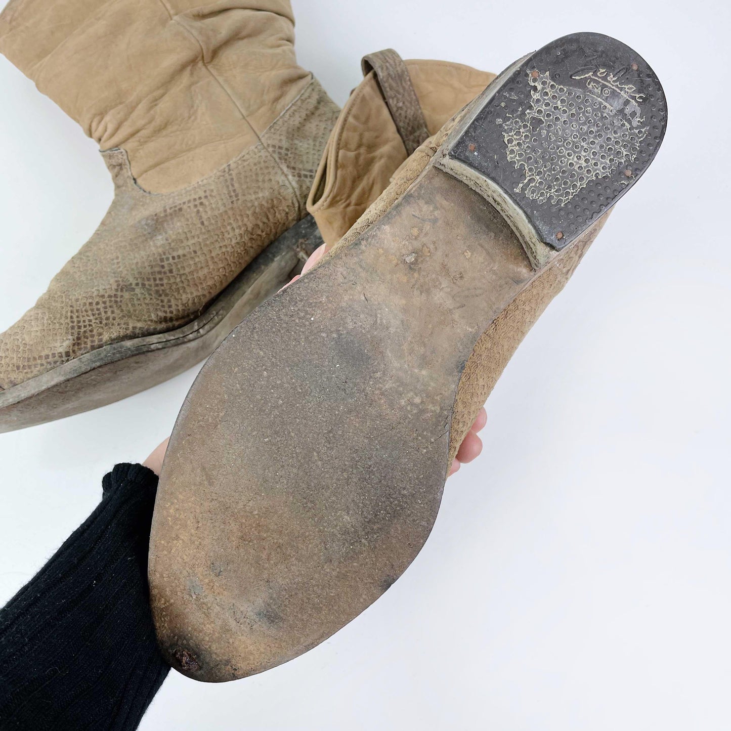 vintage zodiac usa slouchy cowboy boots