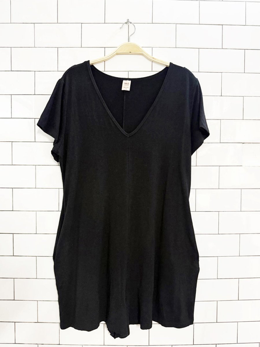 smash + tess shortie soft lounge romper | made in Canada - good market thrift store