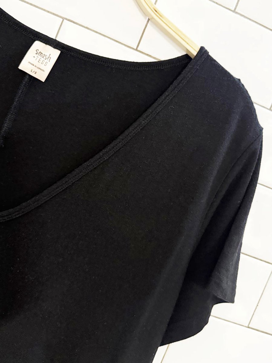 smash + tess shortie soft lounge romper | made in Canada - good market thrift store